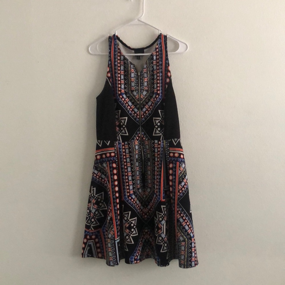 Black Printed Dress
